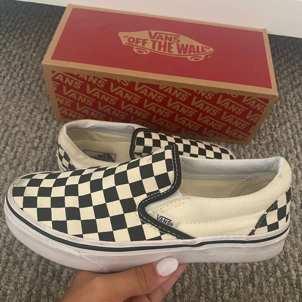 Checkered Vans